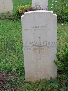 TRINCOMALEE WAR CEMETERY - PUDDY, MAXWELL ROBERT